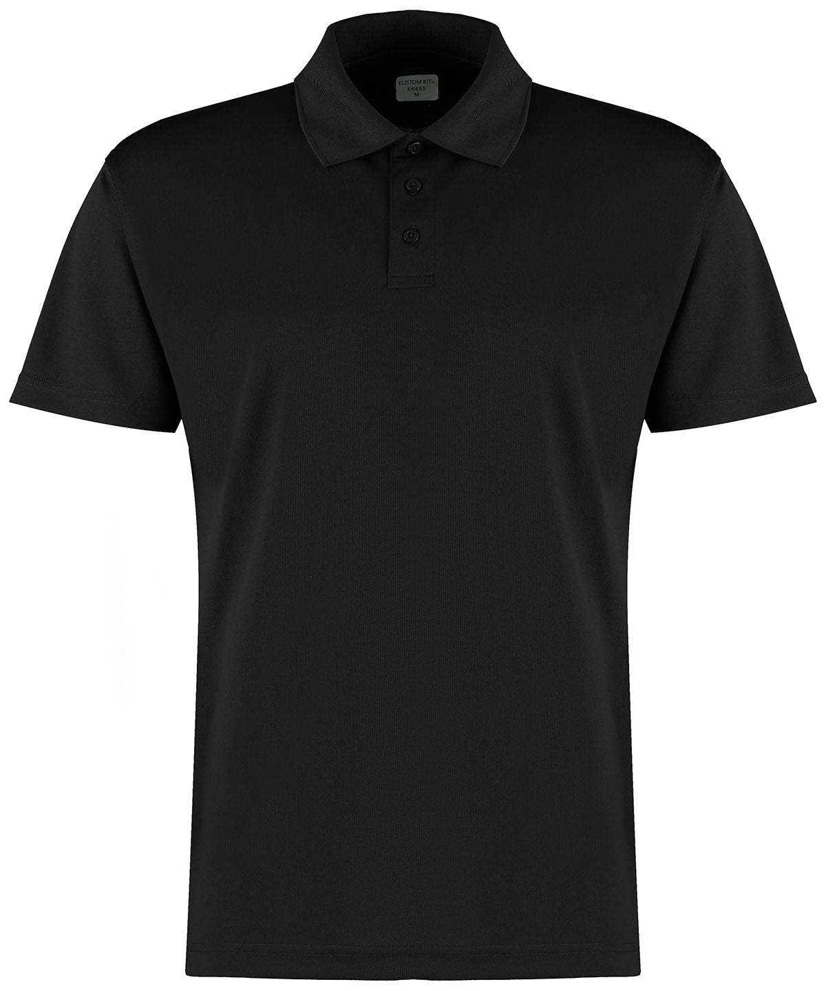 Mens Cooltex Plus Polo - KK455 - Black - Customisable Polo Shirts