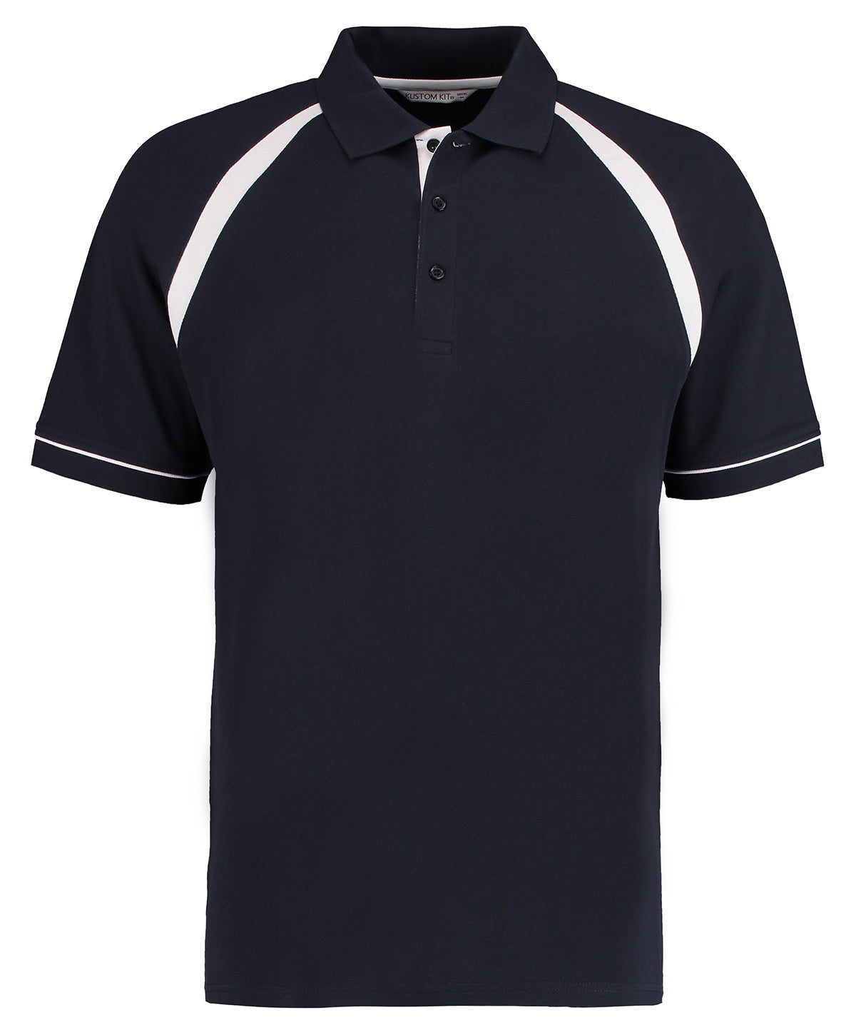 Men Classic Fit Oak Hill Polo - KK615 - Navy White - Customisable Polo Shirts