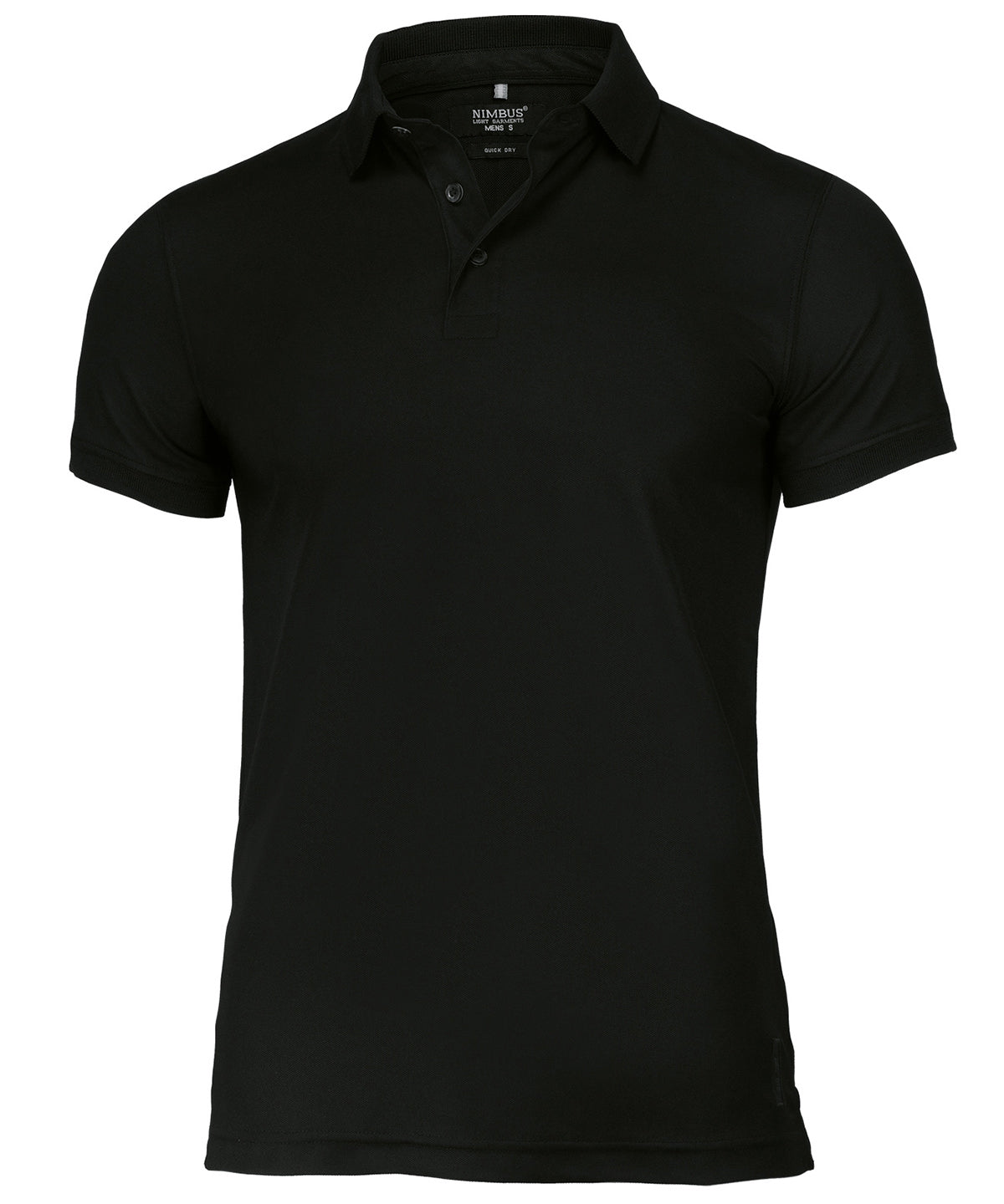 Clearwater quick dry performance polo - NB86M - Black - Customisable Polo Shirts