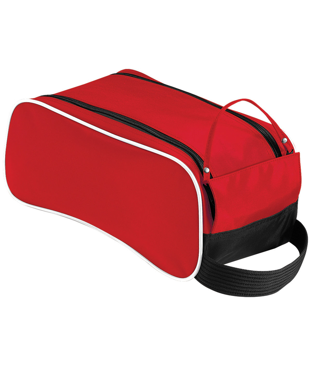 Teamwear Shoe Bag - QD76 - Classic Red Black White O S - Customisable Bags