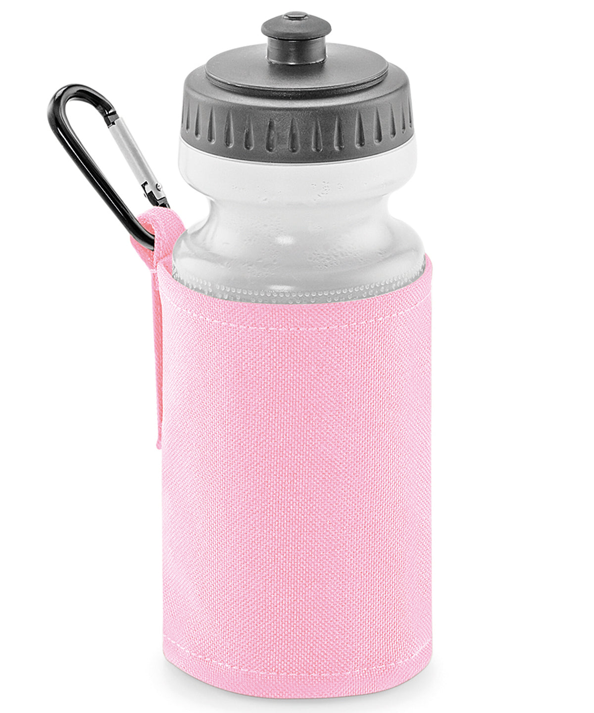 Water Bottle And Holder - QD440 - Classic Pink O S - Customisable Bags