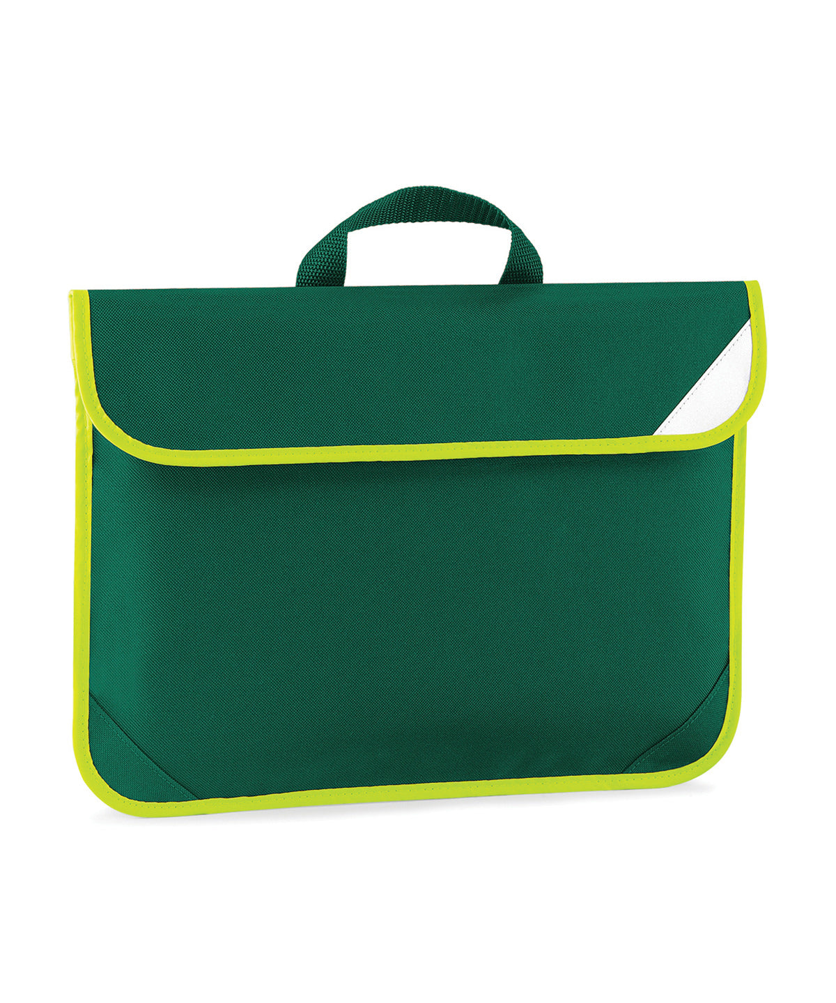 Enhanced Viz Book Bag - QD452 - Bottle Green O S - Customisable Bags