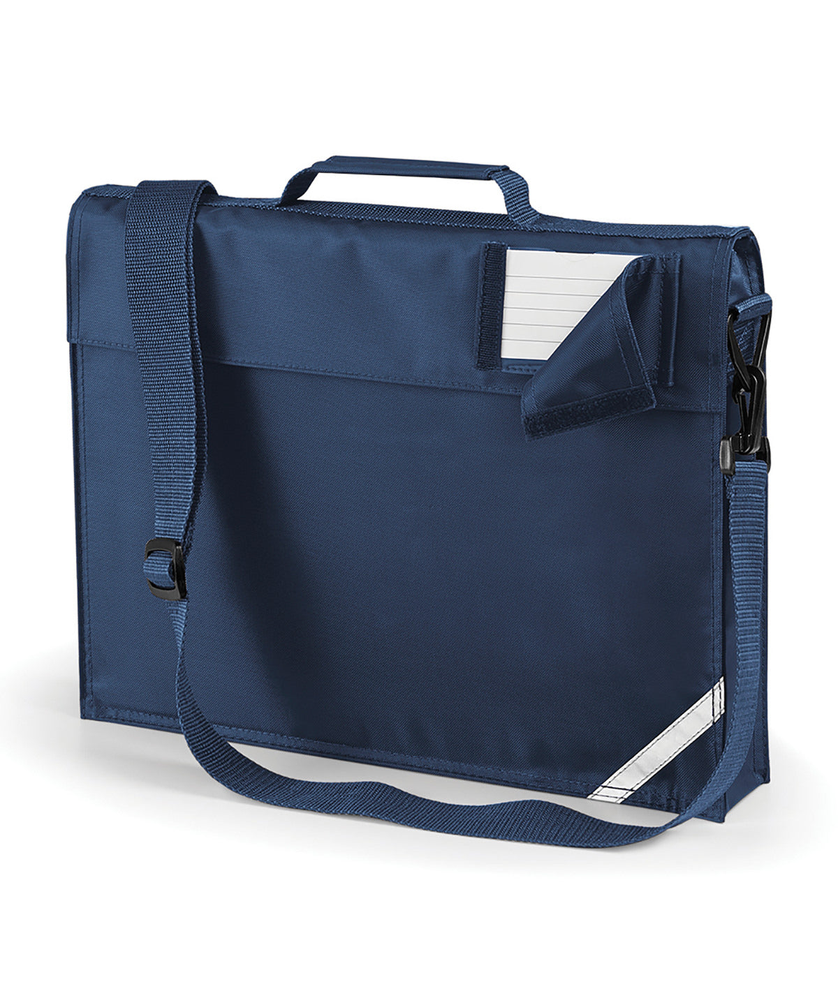 Junior Book Bag With Strap - QD457 - French Navy O S - Customisable Bags