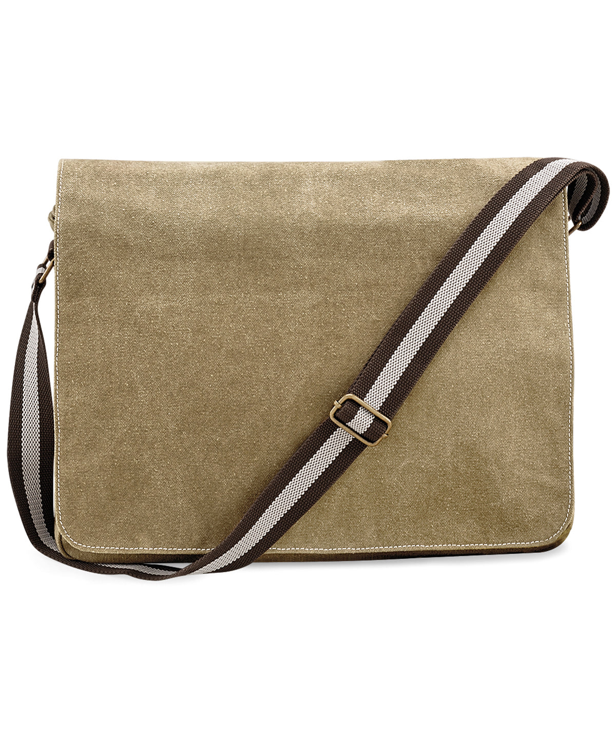 Vintage Canvas Despatch Bag - QD610 - Sahara O S - Customisable Bags