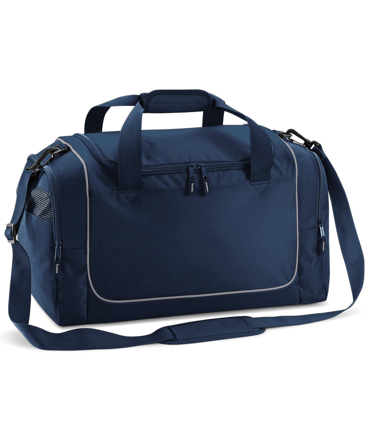 Teamwear Locker Bag - QS77 - French Navy Light Grey O S - Customisable Bags