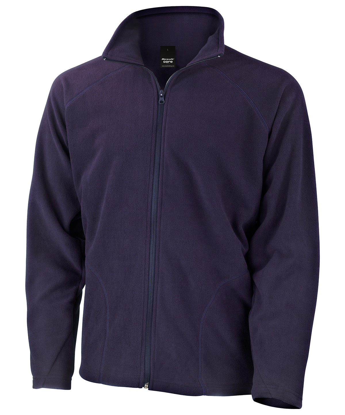 Mens Microfleece Jacket - R114X - Navy - Customisable Jacket