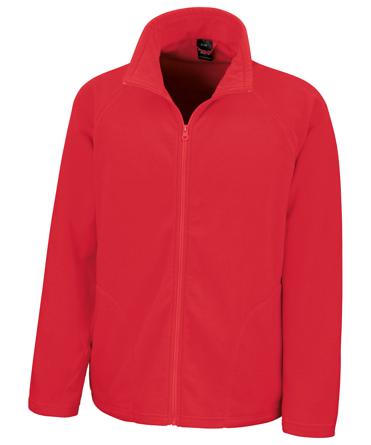 Mens Microfleece Jacket - R114X - Red - Customisable Jacket