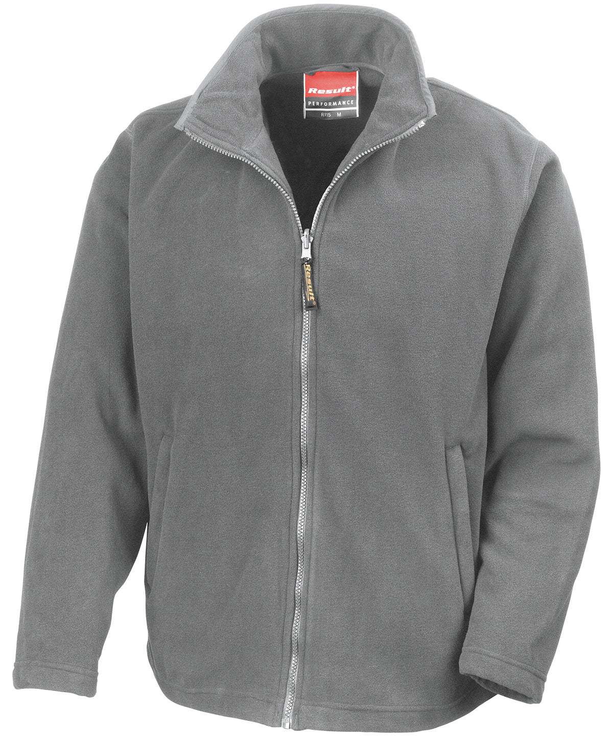 Mens Horizon Microfleece Jacket - R115M - Light Grey - Customisable Jacket