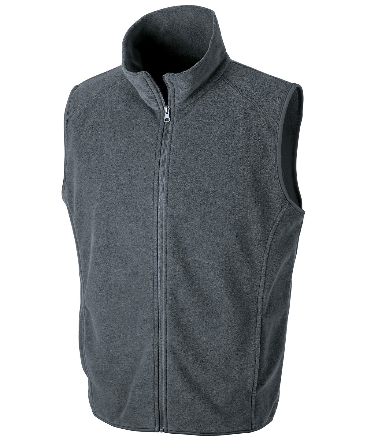 Result Microfleece Gilet - R116X - Charcoal - Customisable Bodywarmers