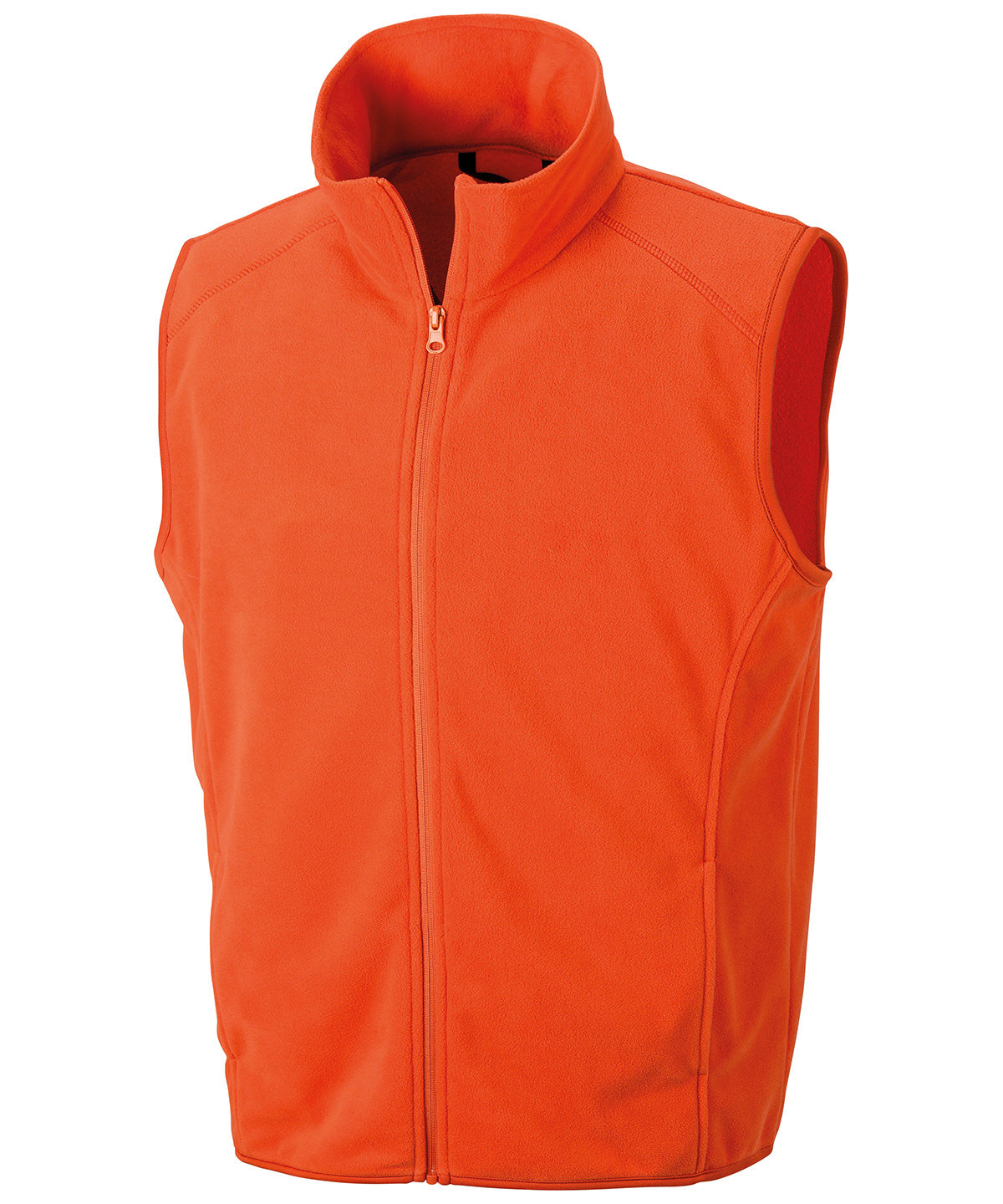Result Microfleece Gilet - R116X - Orange - Customisable Bodywarmers