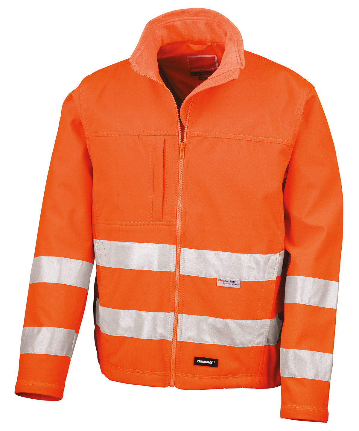 Hi Vis Softshell Jacket - R117X - Hi Vis Orange - Customisable Softshell Jacket