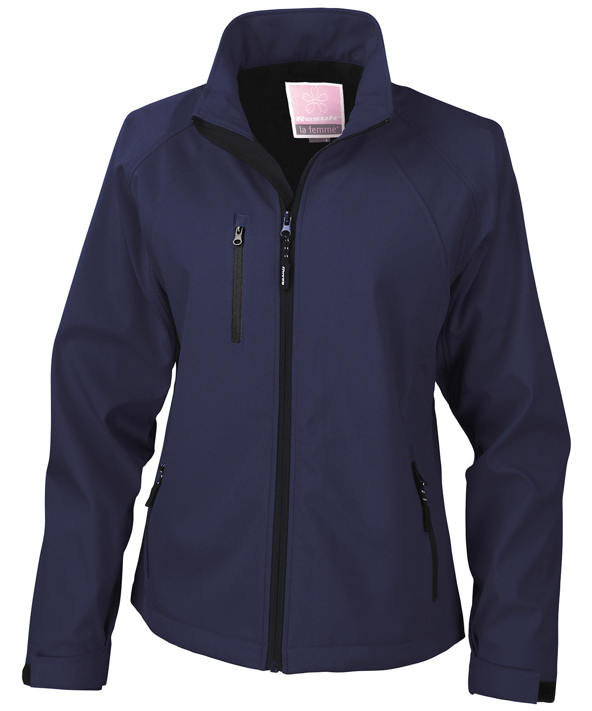 Womens Baselayer Softshell Jacket - R128F - Navy - Customisable Softshell Jacket