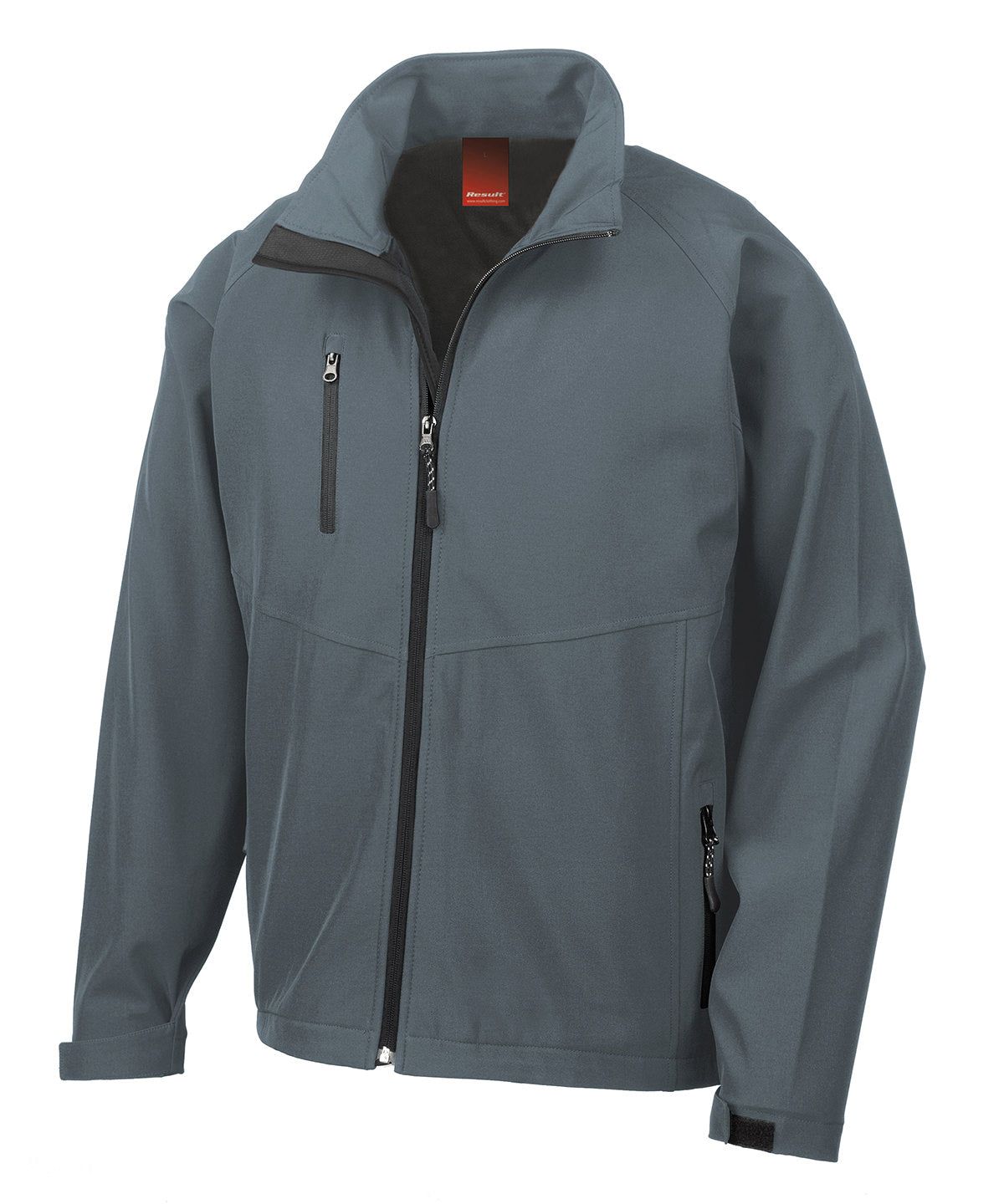 Mens Baselayer Softshell Jacket - R128M - Silver Grey - Customisable Softshell Jacket