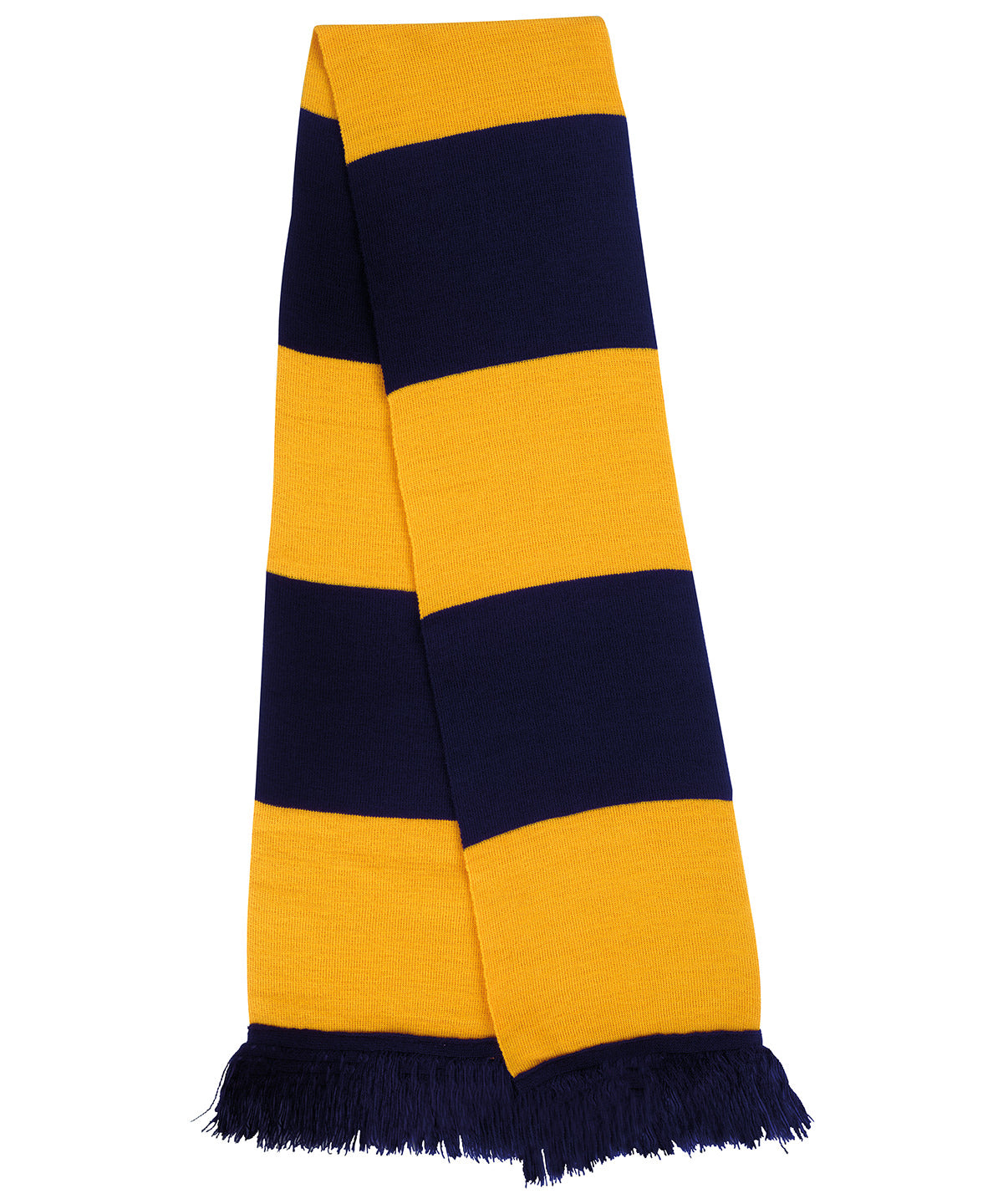 Team Scarf - R146X - Navy Gold O S - Customisable Scarfs