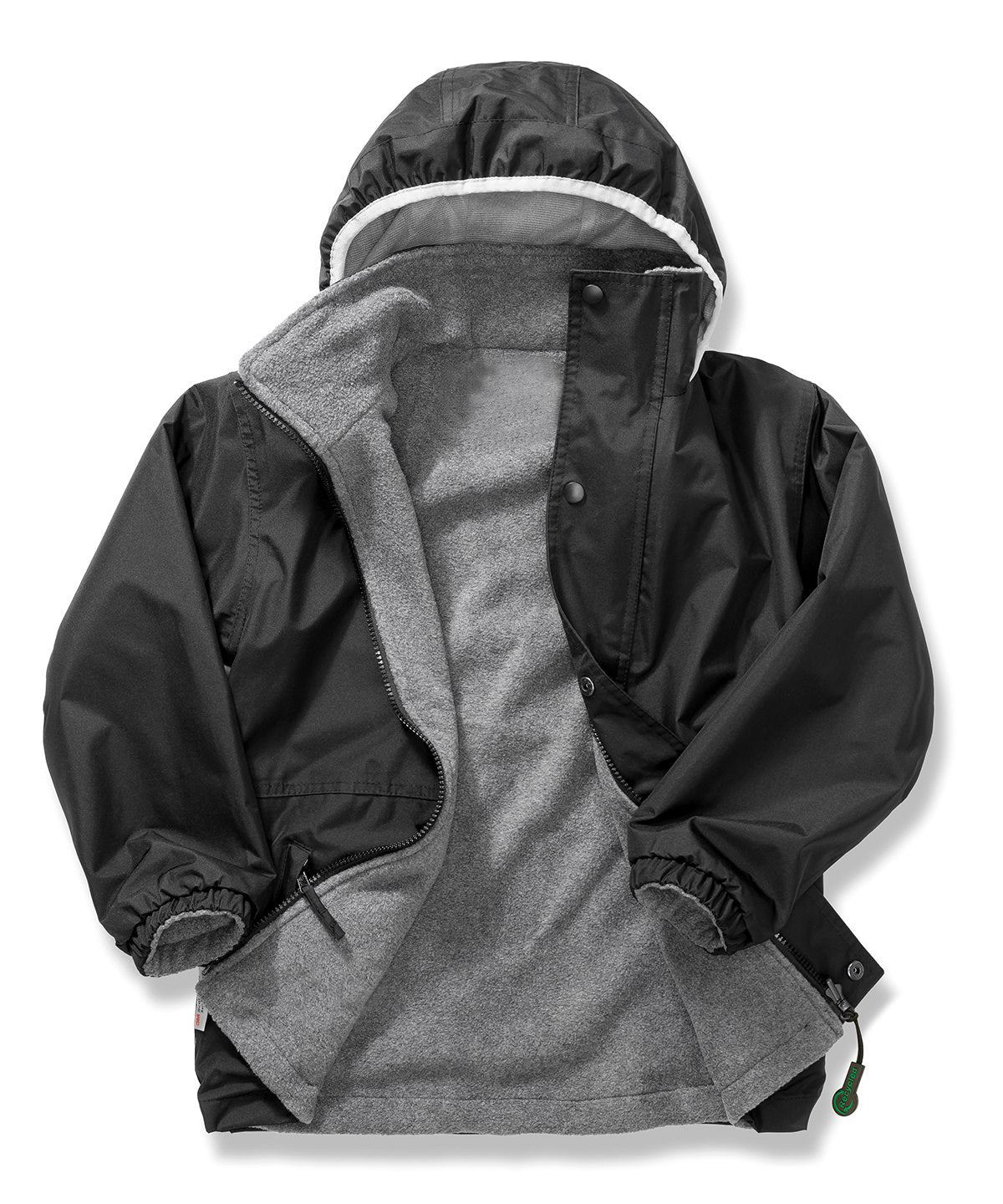 Junior Stormdri Jacket - R160JY - Black Grey 13 14 - Customisable Jacket