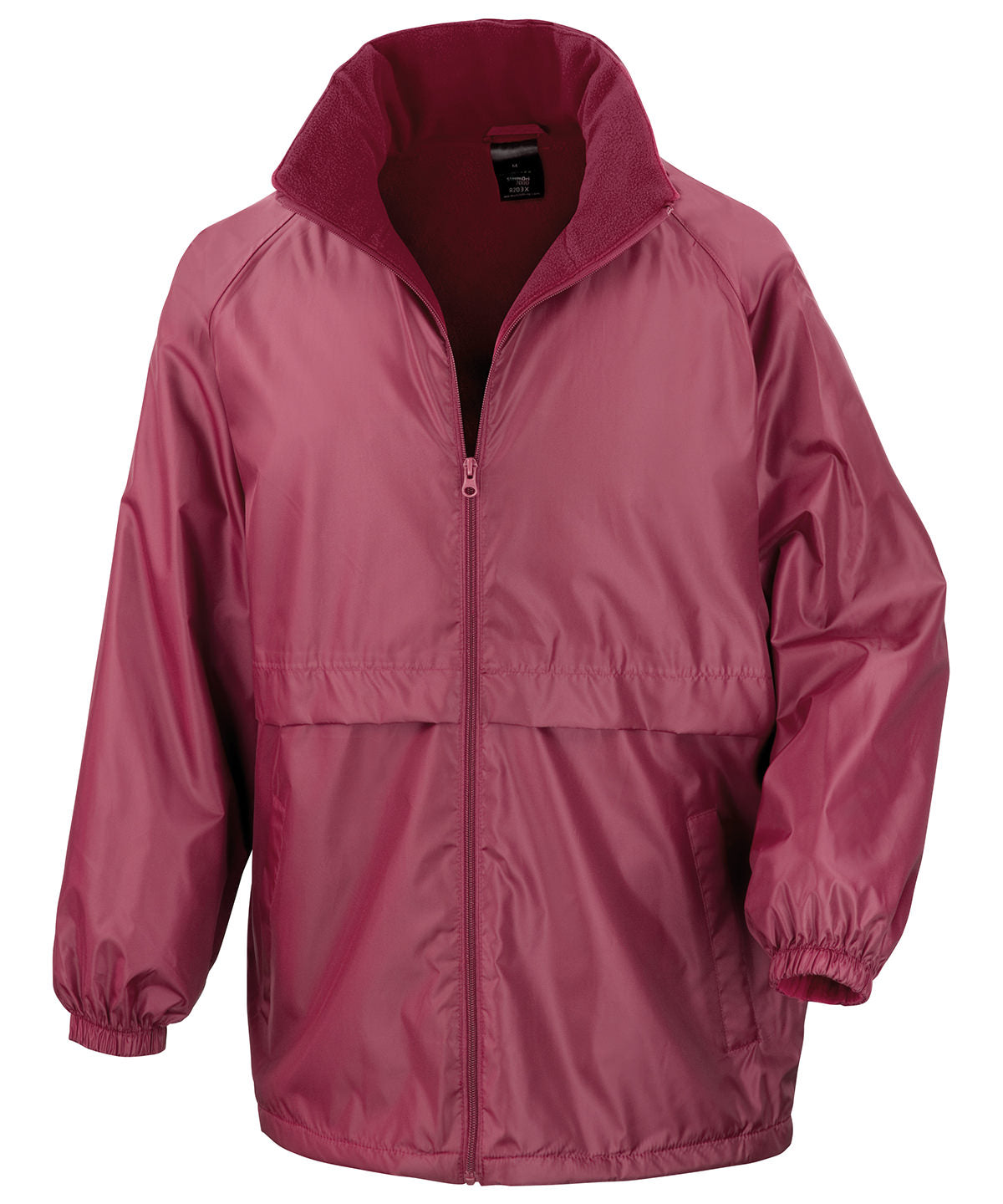 Adult Microfleece Jacket - R203X - Burgundy - Customisable Jacket