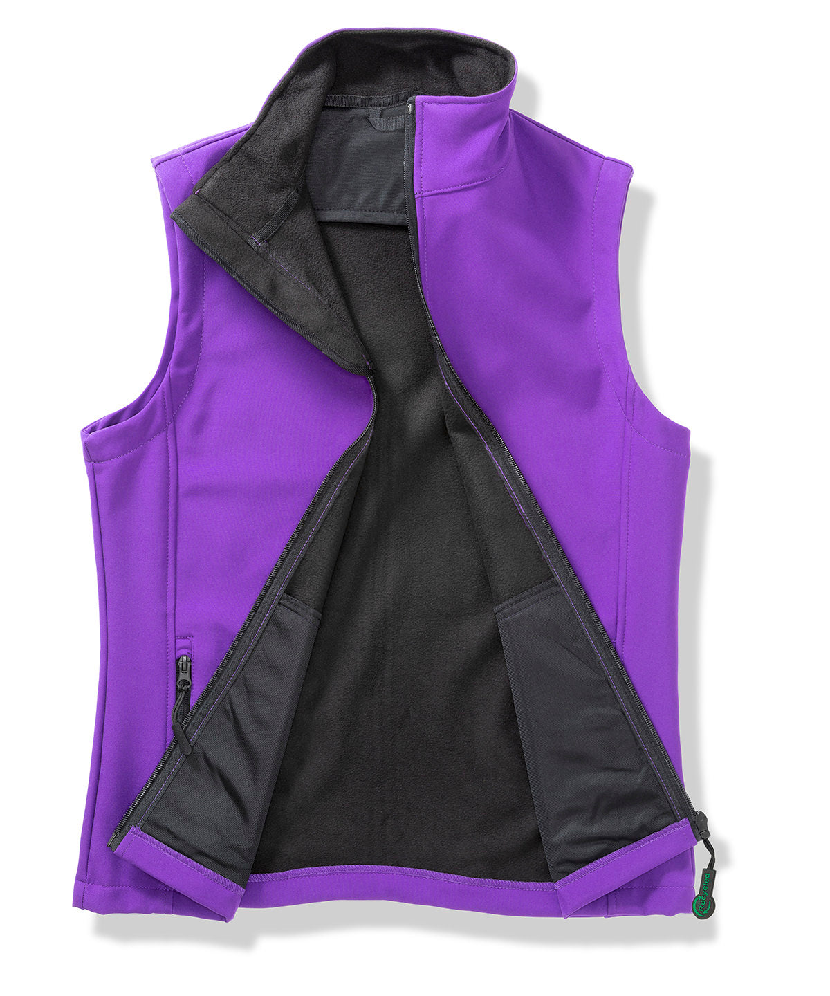 Mens Printable Sshell BWarm - R232M - Purple Black - Customisable Jacket
