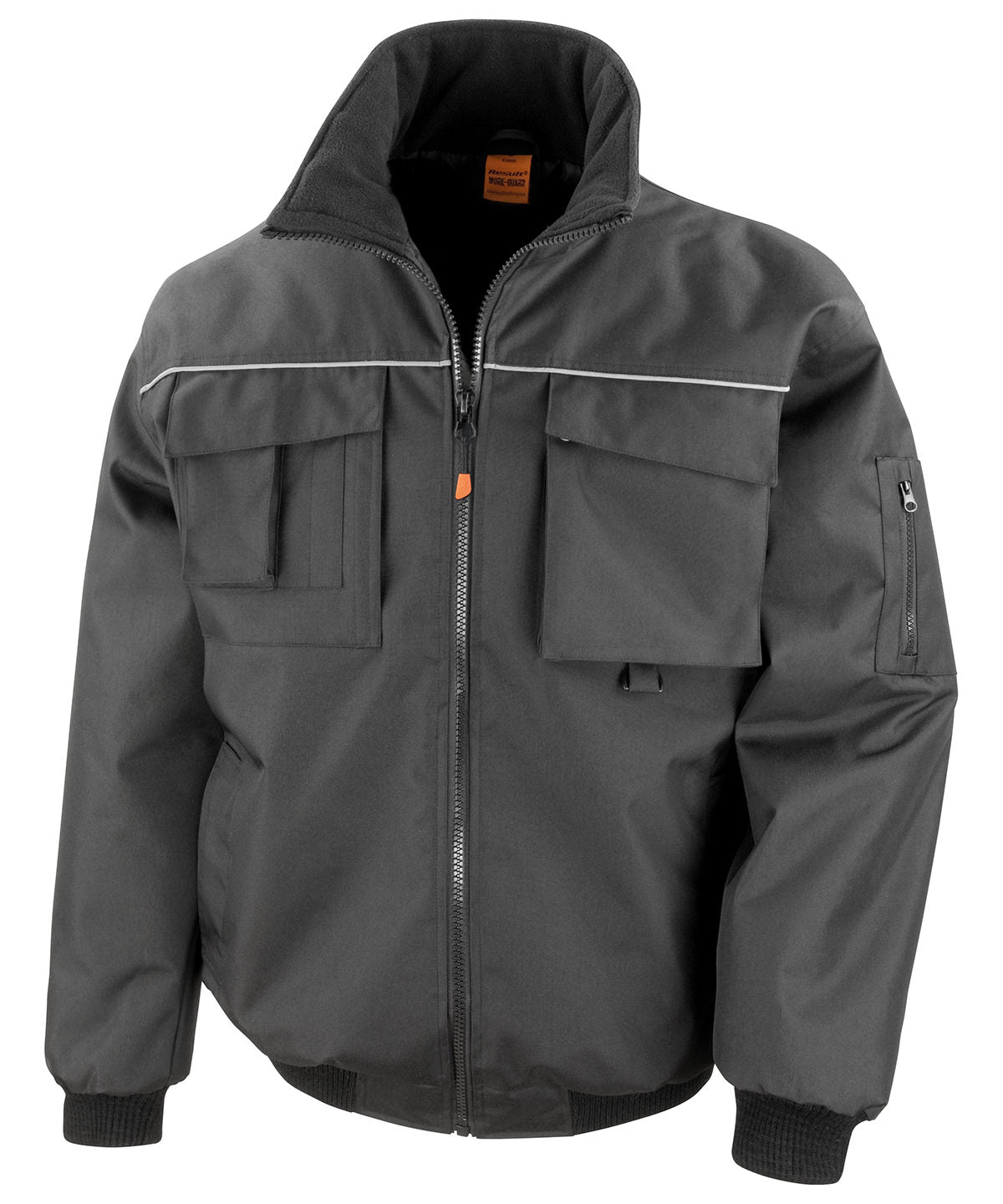 Result Workguard Sabre Pilot Jacket - R300X - Black - Customisable Jacket