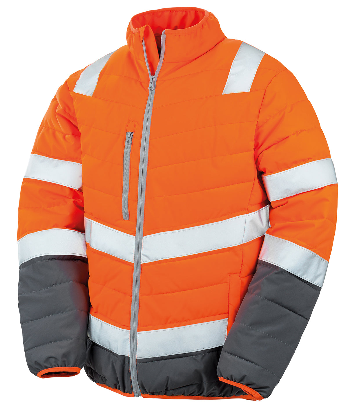 Mens Safety Jacket - R325M - Fluorescent Orange - Customisable Jacket
