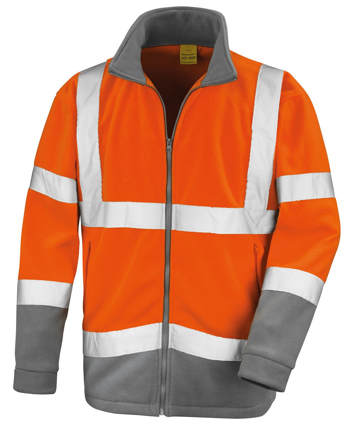 Safety Microfleece - R329X - Fluorescent Orange - Customisable Safetywear