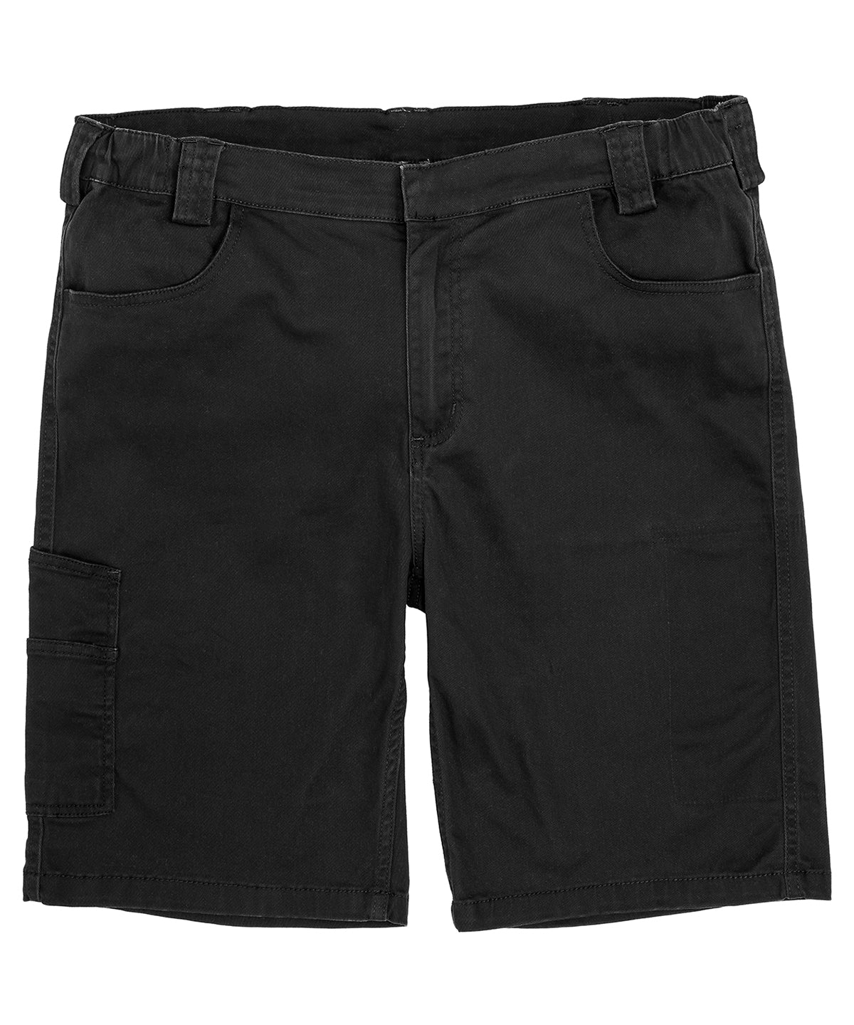 Result Workguard Slim Chino Shorts - R471X - Black - Customisable Shorts