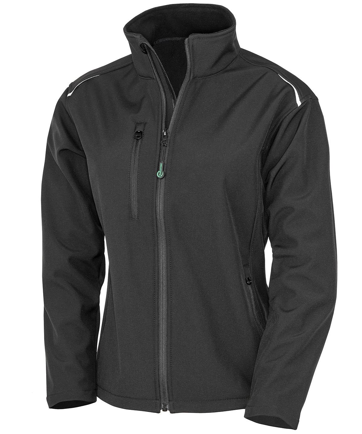 Result Recycled Ladies Pable Softshell - R900F - Black - Customisable Jacket