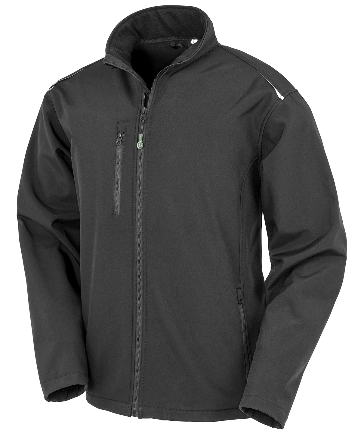Result Rcycled 3Layer Printable Softshel - R900X - Black - Customisable Outerwear