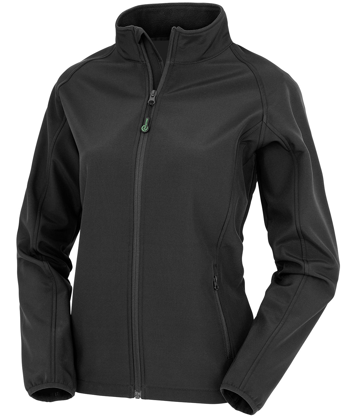 Result Reult Recycled Ladies Printable Softshel - R901F - Black - Customisable Outerwear