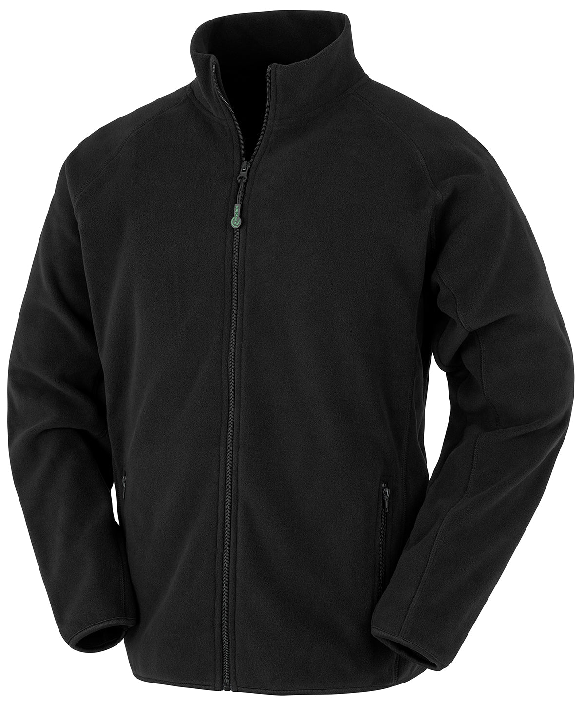 Result Recycled Unisex Fleece Jacket - R903X - Black - Customisable Jacket