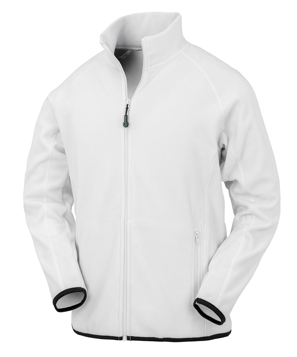 Result Recycled Unisex Fleece Jacket - R903X - White - Customisable Jacket