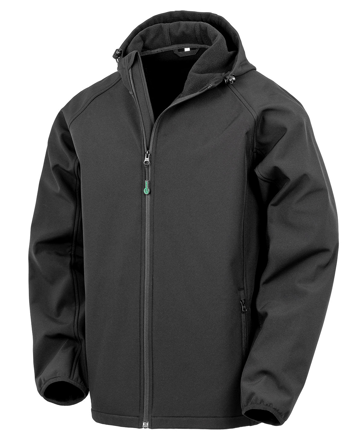 Result Mens Recycled Pable Hood Sshell - R911M - Black - Customisable Jacket