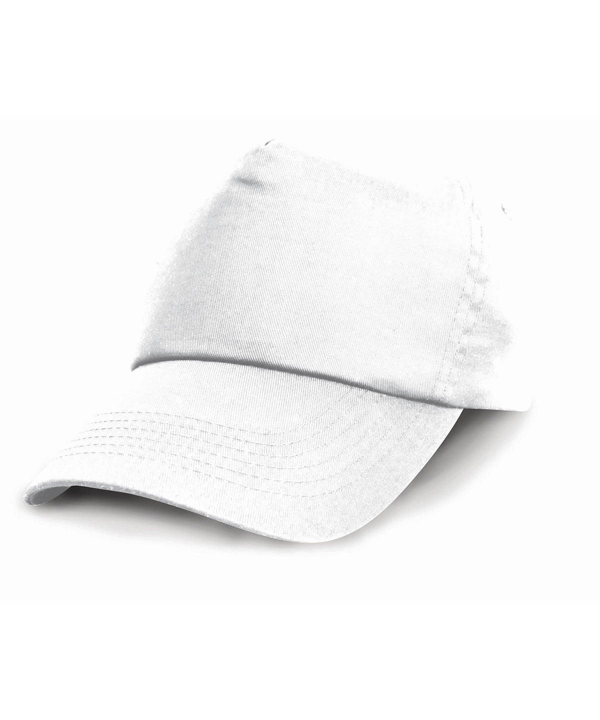 Result Junior Cotton Cap - RC05J - White O S - Customisable Caps
