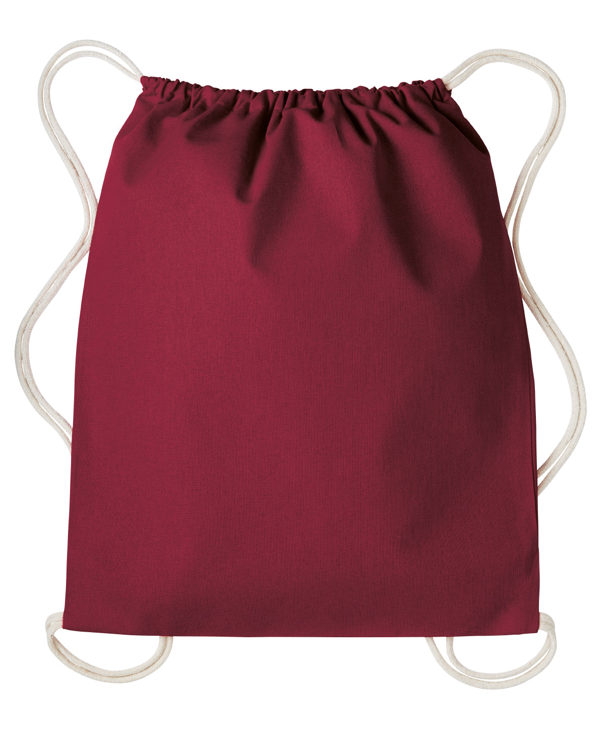 Gymsac with cords - RL300 - Burgundy Natural One size - Customisable Bags