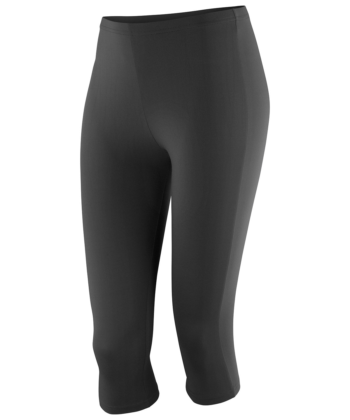 Softex Capri Pants - S284F - Black - Customisable Sportswear
