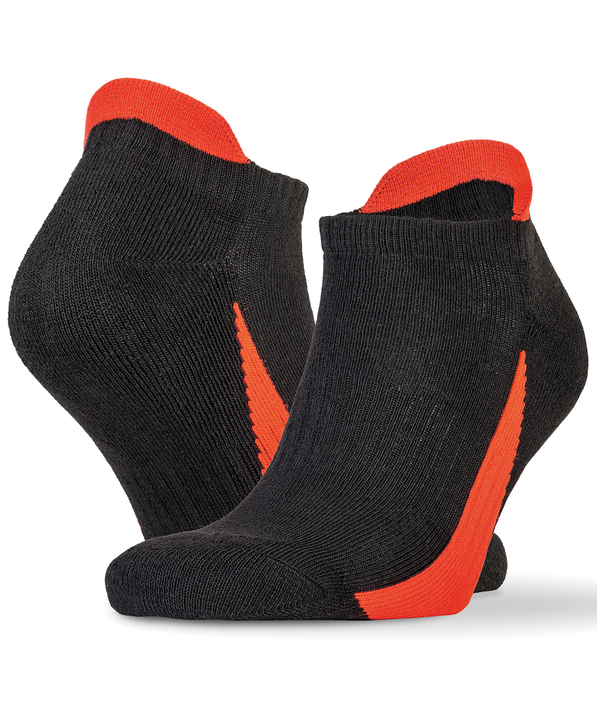 3 Pack Mixed Sneaker Sport Sock - S293X - Black Red - Customisable Socks