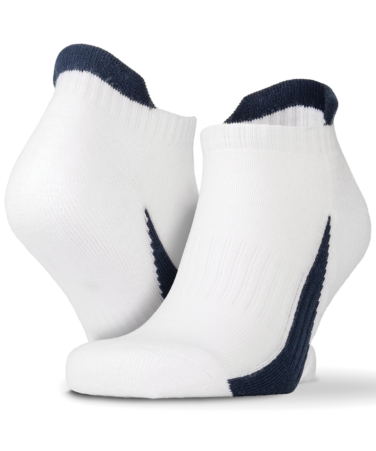 3 Pack Mixed Sneaker Sport Sock - S293X - White Navy - Customisable Socks