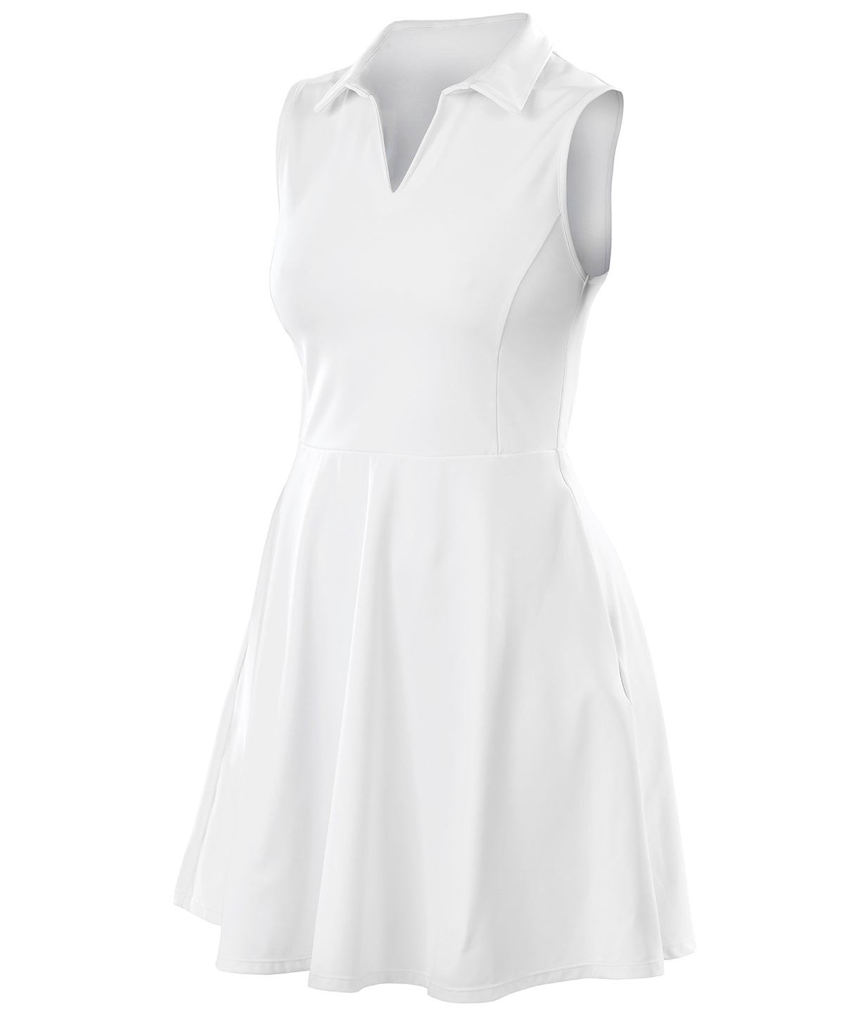 Recycled Ladies Fitness Dress - S799F - White - Customisable