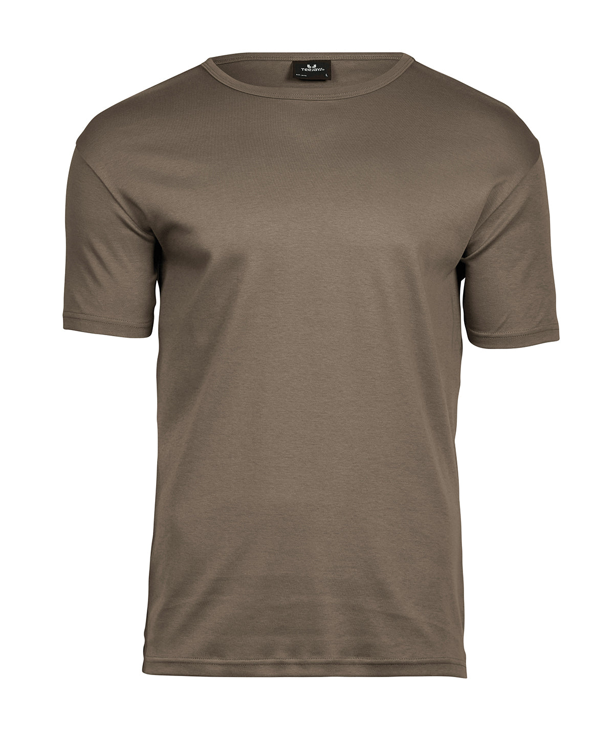 Mens Interlock Tee - TJ520 - Clay - Customisable T-Shirt
