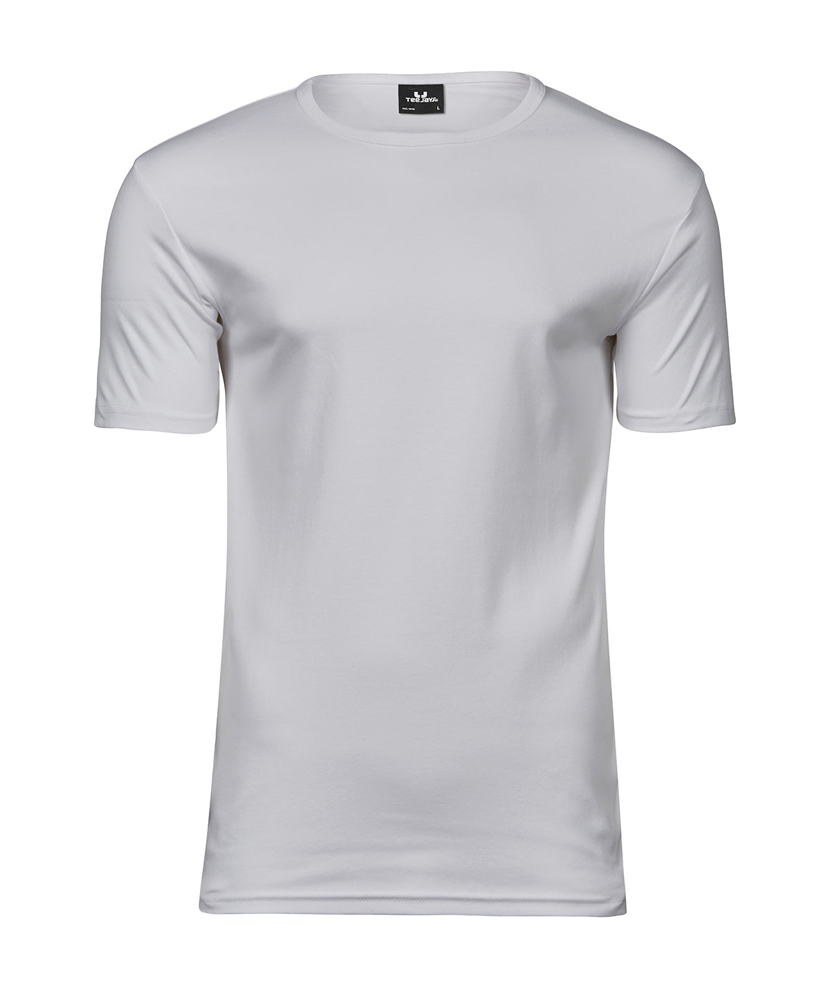 Mens Interlock Tee - TJ520 - White - Customisable T-Shirt