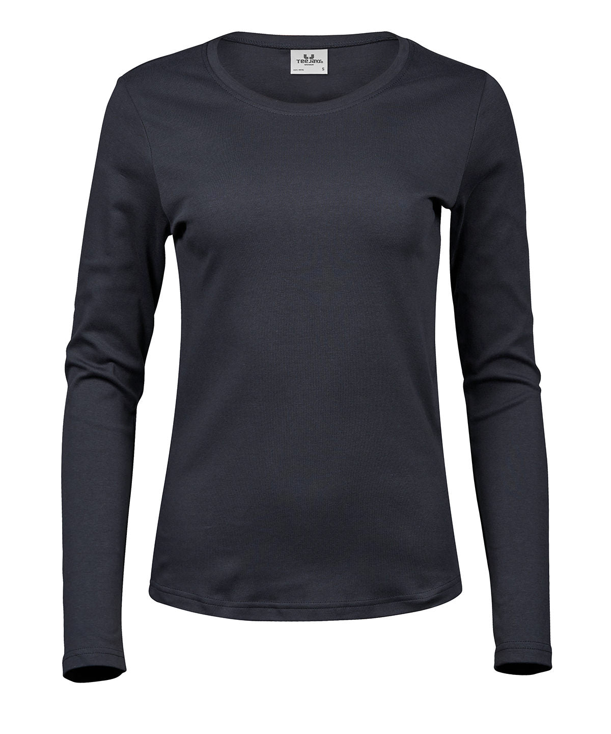 Lady Long Sleeve Interlock Tee - TJ590 - Dark Grey - Customisable T-Shirt