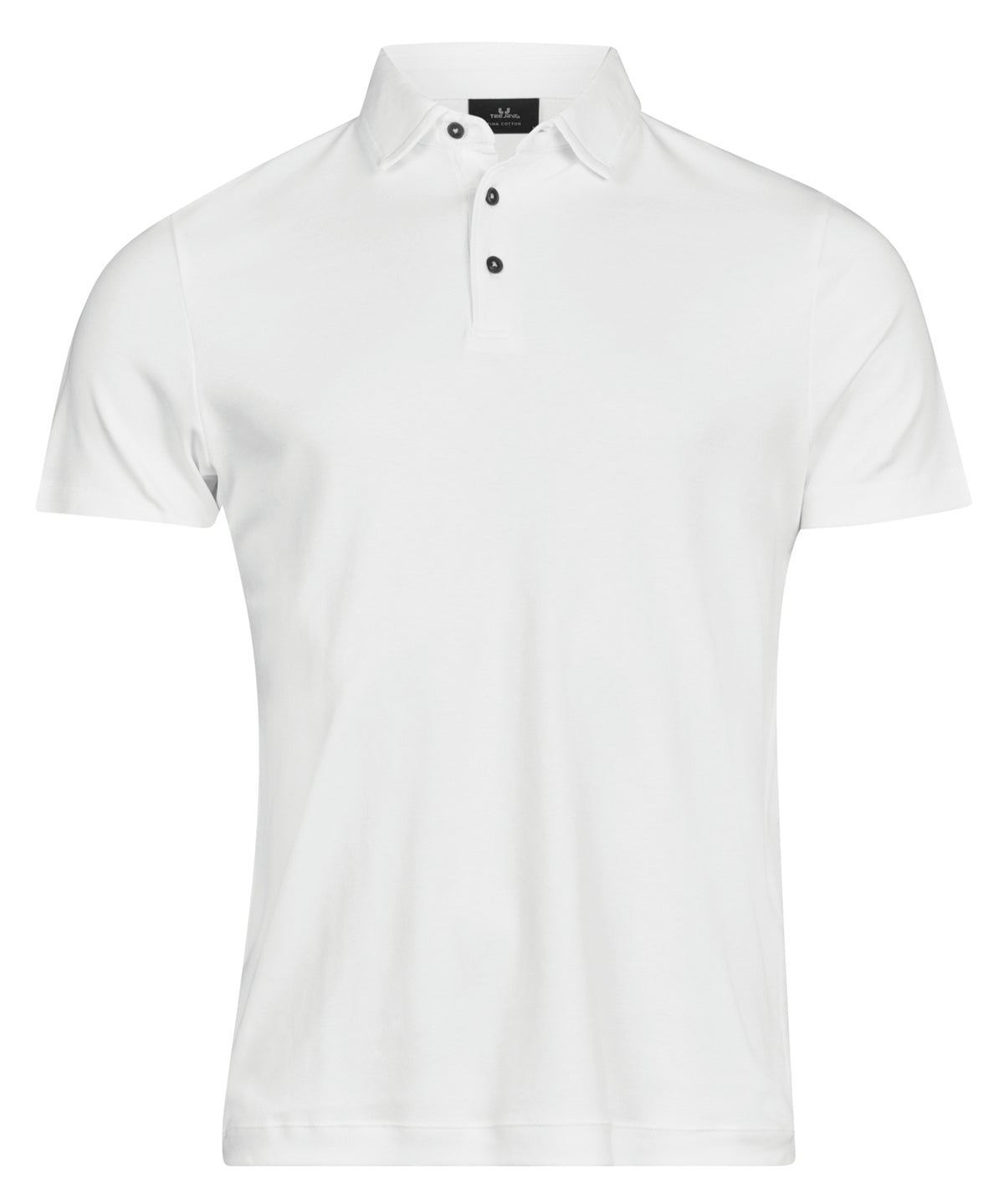 Mens Pima Cotton Polo - TJ1440 - White - Customisable Polo Shirts