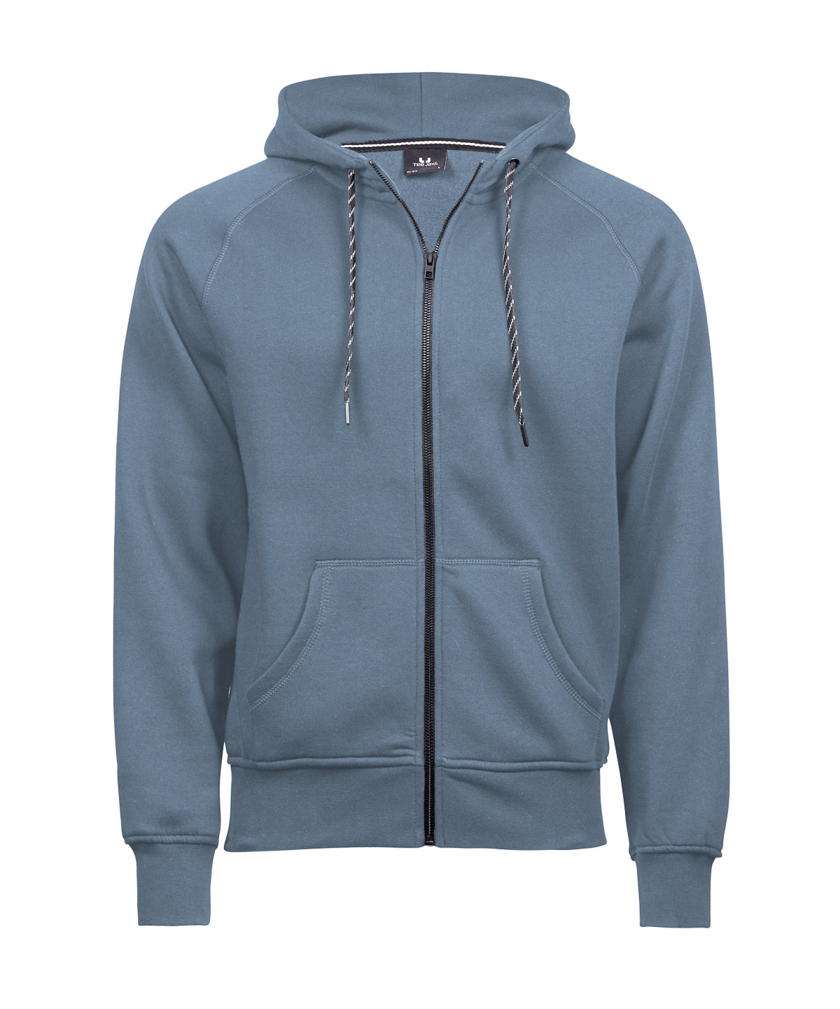 Mens Fashion Full Zip Hood - TJ5435 - Flint Stone - Customisable Hoodies
