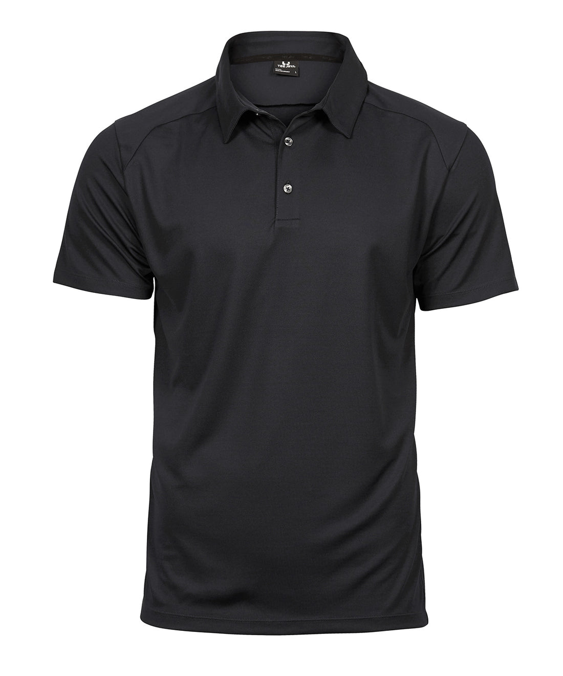 Mens Luxury Sport Polo - TJ7200 - Black - Customisable Polo Shirts