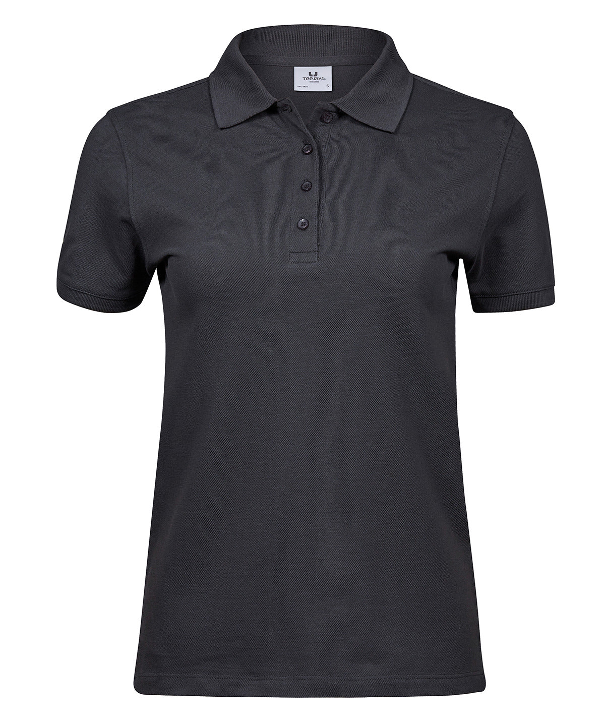 Ladies Heavy Polo - TJ1401 - Dark Grey - Customisable Polo Shirts
