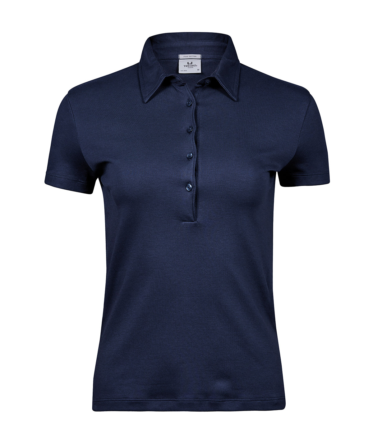 Ladies Pima Cotton Polo - TJ1441 - Navy - Customisable Polo Shirts