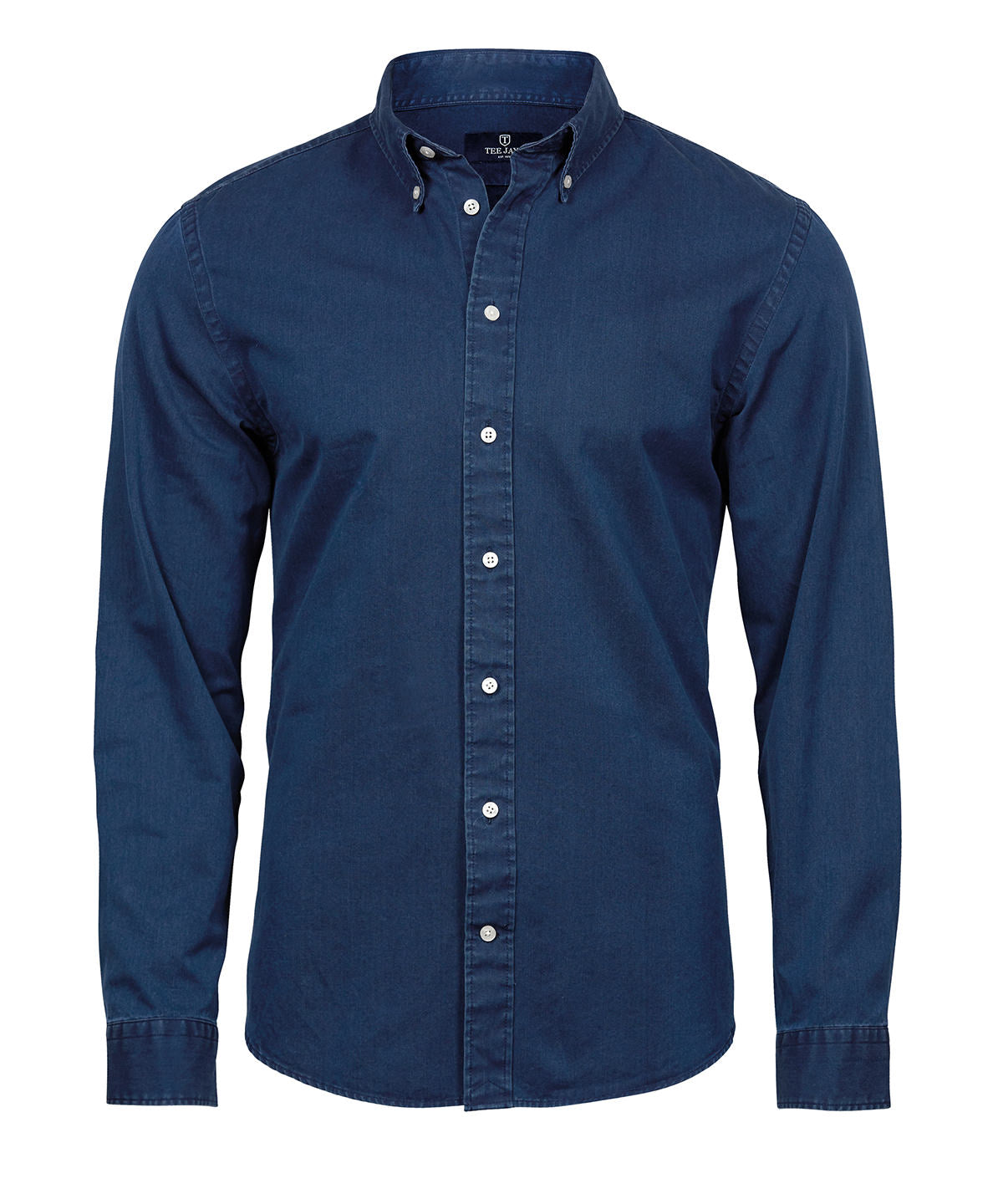 Mens Casual Twill Shirt - TJ4002 - Indigo - Customisable Shirts