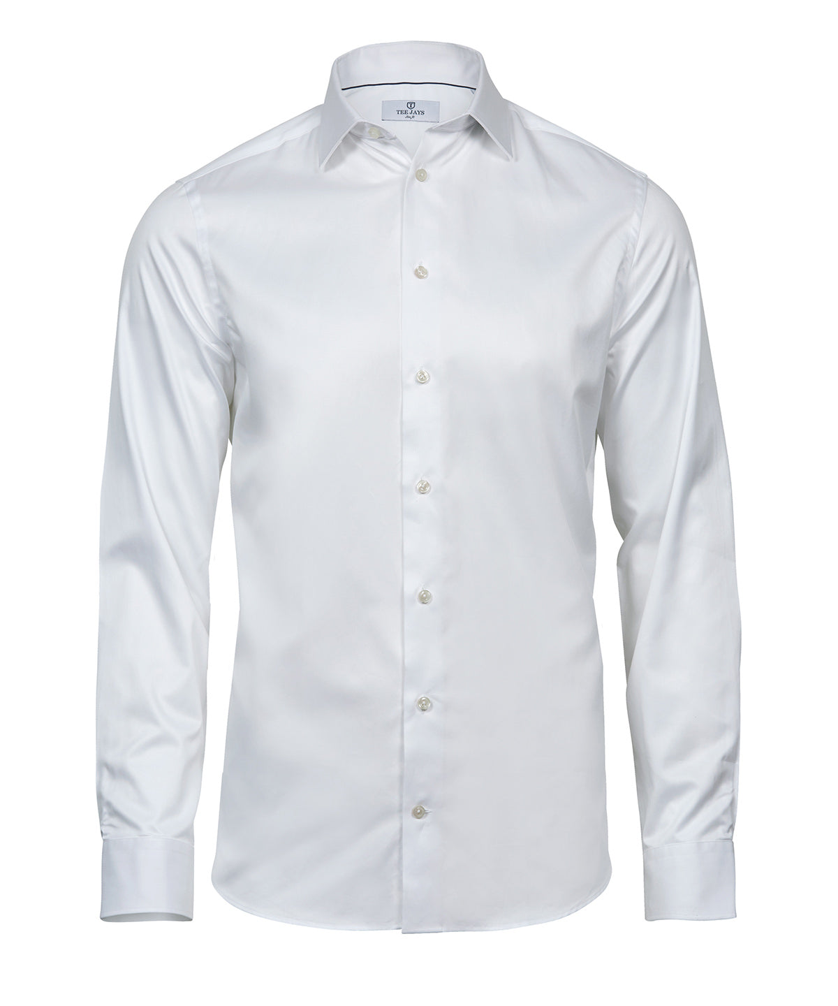 Mens Luxury Shirt Slim Fit - TJ4021 - White - Customisable Shirts