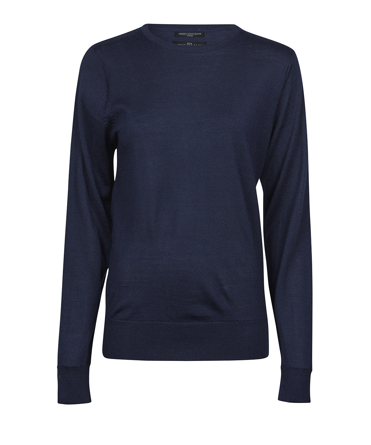 Womens Crew Neck Sweater - TJ6006 - Navy - Customisable Jumper