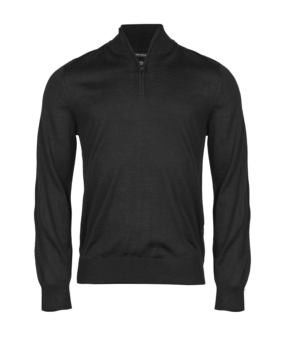 Mens Half Zip - TJ6010 - Black - Customisable Jumper