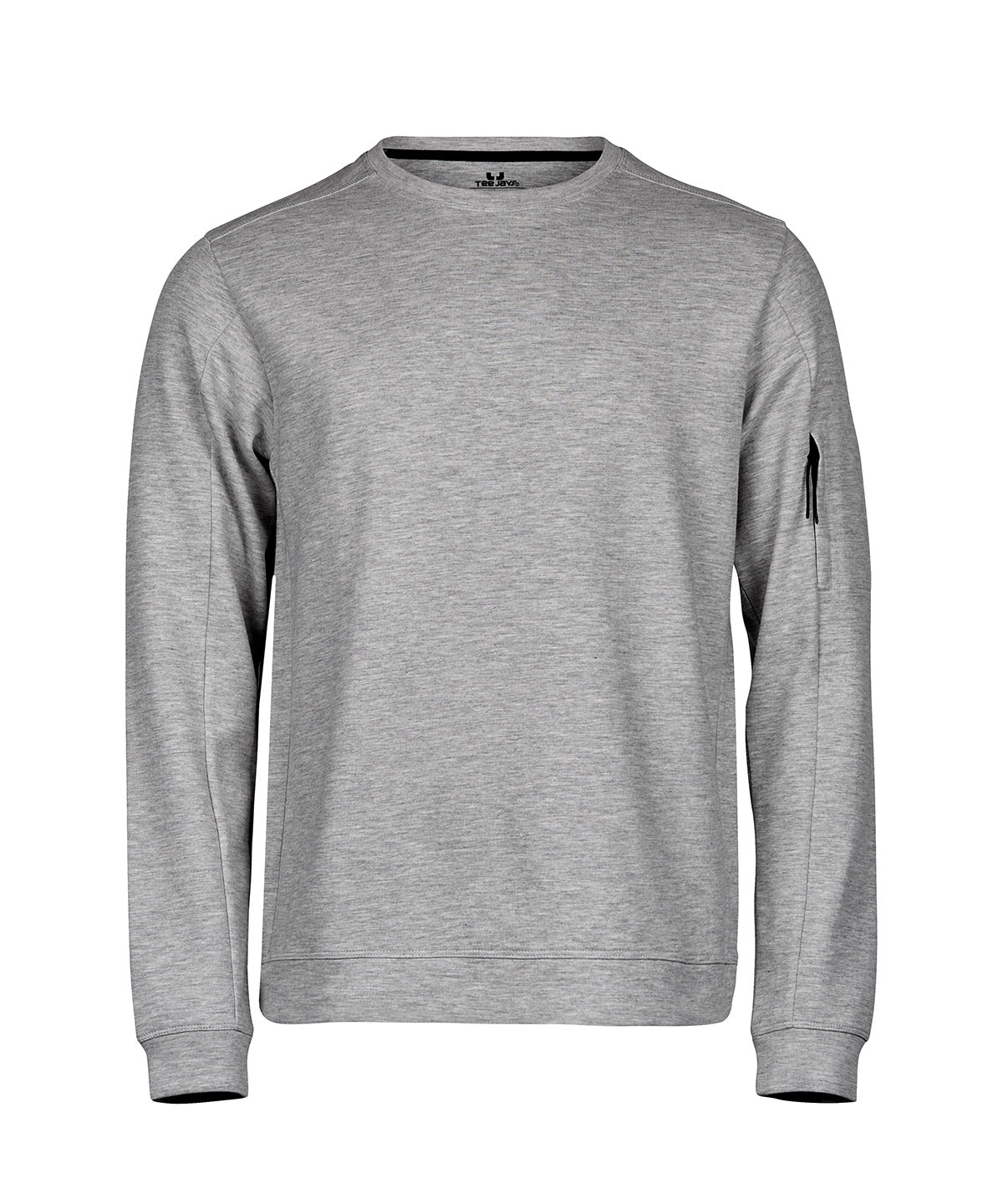 Athletic Crew Neck Sweat - TJ5700 - Heather Grey - Customisable Sweatshirts